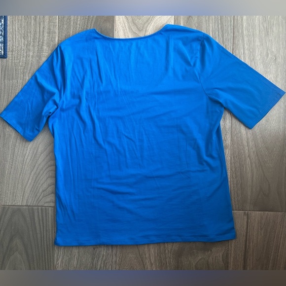 New York & Company Women’s Blue Shirt Size XL - Picture 7 of 7